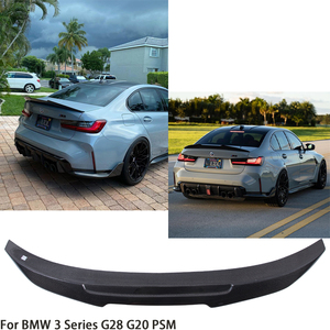 สปอยเลอร์หลังคาร์บอนไฟเบอร์แบบแห้งทรง PSM สำหรับรถยนต์ซีรีส์ 3 รุ่น G20 G28 และ M3 G80 ปี 2018-2025 - Product Image 2