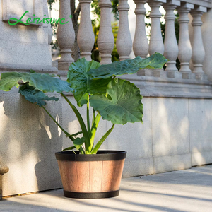 Chine <span class=keywords><strong>fabricant</strong></span> <span class=keywords><strong>bois</strong></span> pots de pot de fleur en <span class=keywords><strong>bois</strong></span> de whisky baril planteur - Product Image 5