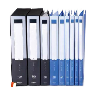 Promotional Custom logo <b>Plastic</b> A4 20 Pockets Display Clearbook Transparent <b>Sheet</b> <b>Protector</b> PP Clear Document Folder - Product Image 5