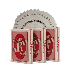 供应商定制有竞争力的价格卡片游戏印刷纸游戏卡