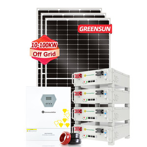 Système solaire complet pour la maison EU <span class=keywords><strong>220v</strong></span> 380v 30kw 50kw 70kw 100kw Système hybride hors réseau avec batterie - Product Image 1