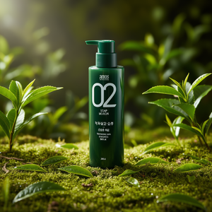 Champú Amos 02 Soap Mourgyn 360.6ml con Té Verde para el Cuidado del Cabello y Tratamiento Anticaída - Product Image 3