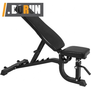 Adjustable <strong>Weight</strong> <strong>Bench</strong> Version - <strong>Folding</strong> Incline Exercise <strong>Bench</strong> <strong>with</strong> Extra-Wide Backrest - Pre-Assembled for Easy Setup - Product Image 2