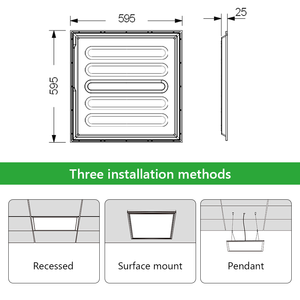 하이 퀄리티 600x600mm 40W 상업용 LED 패널 전등 빠른 배달 220V 4000K 백라이트 현대 CE 승인 라이트 패널 - Product Image 5