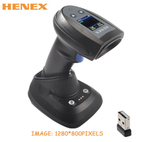 Pemindai Barcode QR 2D Resolusi Tinggi 1-Megapiksel dengan Antarmuka USB & COM, Layar Tampilan, Basis Pengisian Daya, Garansi 3 Tahun, Tersedia di Stok