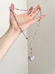 Collar de Cadena de Bambú y Cobre Vintage con Caja de Corazón - El Secreto <span class=keywords><strong>del</strong></span> Corazón para Mujeres - Product Image 4