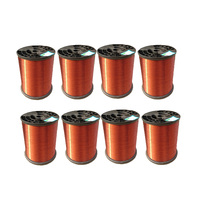Fil en aluminium AWG/SWG IEC-60317 Résistance aux hautes températures Fils électriques Fil en aluminium émaillé avec revêtement pour moteur Inde