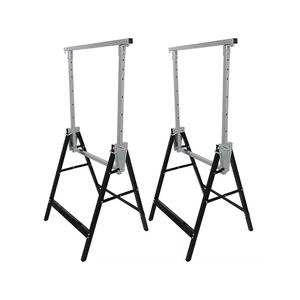 โต๊ะไม้เลื่อยสองขาทำจากเหล็กปรับความสูงได้ - Product Image 3