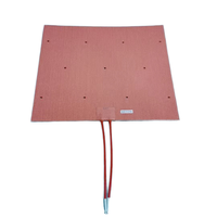 230V 900X900mm 4000W Lit chauffant en caoutchouc de silicone flexible certifié CE RoHS pour les industries hôtelières de détail de restaurant de ferme à usage domestique