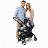 Poussette Bébé Pliable 4-en-1 Légère Kidilo S366 (0-6 Mois) en Alliage d'Aluminium pour Voyage en Extérieur – Prix de Gros OEM/ODM