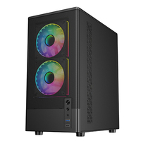 Boîtier PC Gaming Matx, Boîtier d'ordinateur Full Tower pour Mini PC, Effet ARGB, Boîtier d'ordinateur de bureau