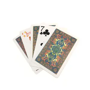 Cartas de jogo de alta qualidade com design de logotipo, conjunto de poker