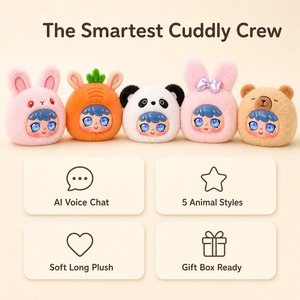 Juguete Robot Inteligente de Peluche con Relleno de Algodón PP, Compañero de Aprendizaje Interactivo y Chat de <span class=keywords><strong>Voz</strong></span> - Product Image 4