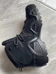 รองเท้าบูทฝึกยุทธวิธีกลางแจ้งสไตล์คลาสสิกของรัสเซีย ทำจากหนัง กันน้ำ เหมาะสำหรับเล่นกีฬา ปีนเขา พื้นยาง ขายดี เหมาะสำหรับการเดินทาง - Product Image 6