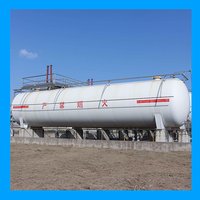 Réservoirs de stockage de gpl de 60 tonnes à vendre Réservoir de gpl horizontal Prix des réservoirs de gaz gpl balle