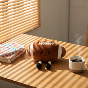 Lindo Mini Juguete de Peluche de Fútbol Deportivo, <span class=keywords><strong>Muñeco</strong></span> Gótico para Bebés, Juguete de Peluche Suave de Plástico con Funcionamiento a Pilas, Modelo <span class=keywords><strong>Inflable</strong></span> de Fútbol de Dibujos Animados - Product Image 6