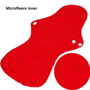 Almohadillas sanitarias grandes de carbón de bambú para mujer, almohadillas menstruales para mujer, servilleta sanitaria lavable, forro de bragas reutilizable mensual - Product Image 5