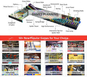 最近的新城市移动蹦床公园游乐标准安全室内探险景点 - Product Image 6