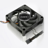 ALSEYE CPU Kühler 80mm Lüfter Kühlkörper TDP 95W CPU Fan 80mm lüfter CPU kühler Aluminium kühlkörper kühler mit oool