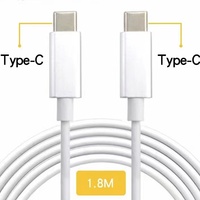 Câble de charge rapide Type C vers Type C de haute qualité 60W TPE pour ordinateur portable, câble Type C, charge rapide, tendance