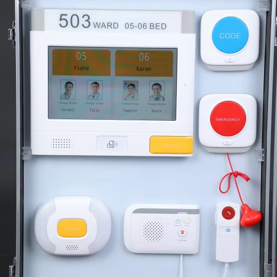 Hochey Medical Wireless Medical Hospital Patients Alarm Nurse Call System & Intercom Call Bell Nurse Station Equipment