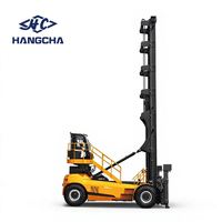 Chariot élévateur à fourche Hangcha 9t haute tension Li-ion pour conteneurs vides, à charge rapide, pour terminal portuaire