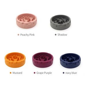Cuenco de silicona antideslizante personalizado para perros, comedero lento para comer, comida para perros - Product Image 6