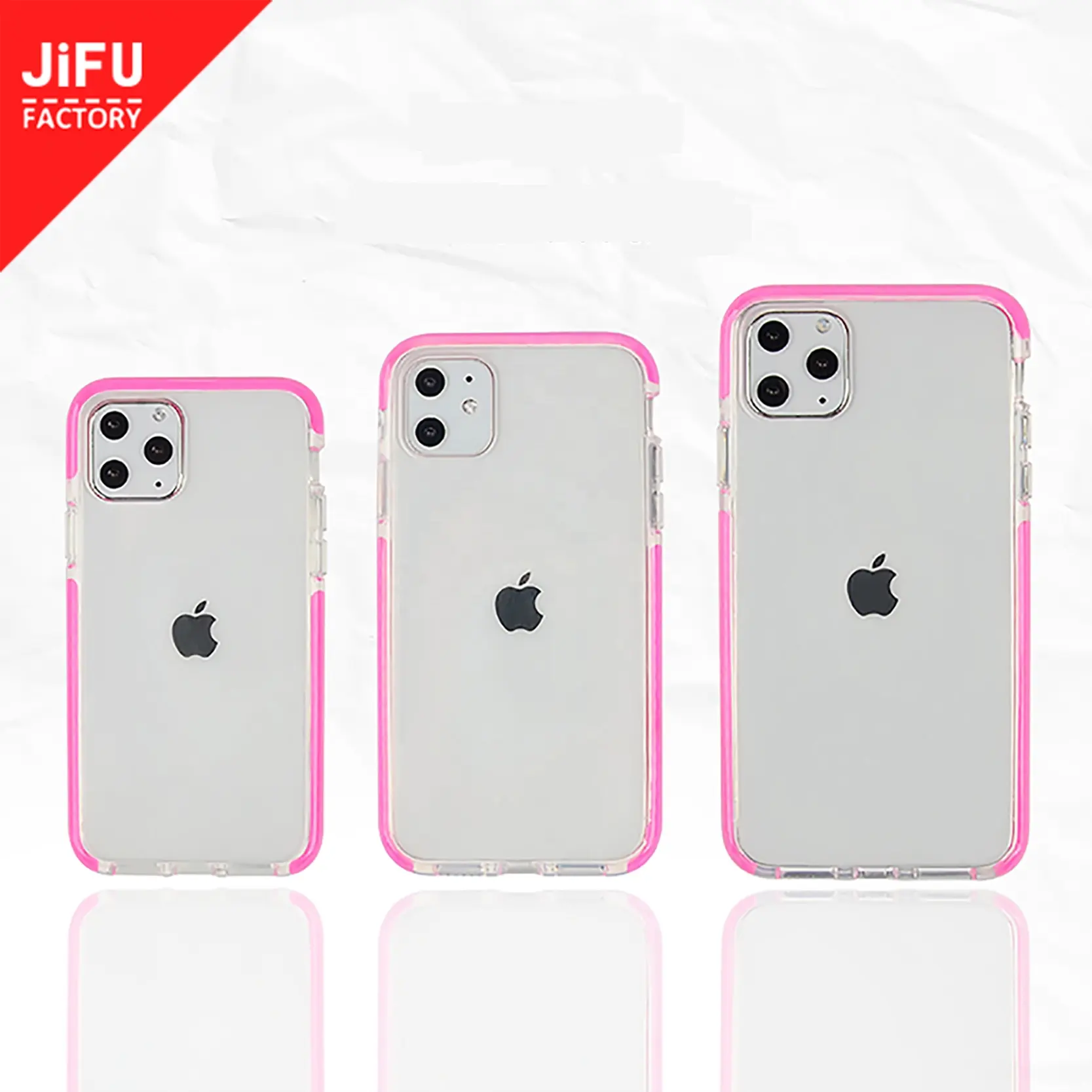 New Arrival Transparent High Quality PC Backplate Bumper Shockproof Impact Phone Case for iPhone 13/14/15