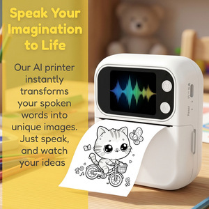Impresora Térmica Portátil sin Tinta con Pantalla, Generación de Imágenes con IA, <span class=keywords><strong>Mini</strong></span> Impresora de Fotos para Niños, Impresora de Bolsillo Inalámbrica Bluetooth - Product Image 2
