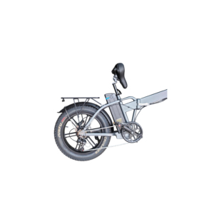 Vélo électrique pliable tout-terrain à pneus larges avec moteur arrière sans balais 250W-500W, cadre en aluminium JUNFU FB19, batterie au lithium 48V 18Ah - Product Image 2