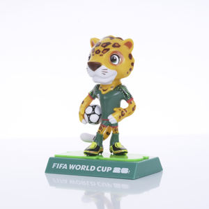 Mascotte de la Coupe du Monde 2026, figurine 6CM 9CM, boîte en plastique, jeu de football, zone des fans, ensemble cadeau, Mascota De Mundial Fifas - Product Image 3