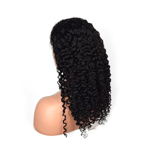 Letsfly Raw Virgin Hair Lace Full Frontal Wigs 250% 18-32inch Brazilian Wigs Deep <strong>Wave</strong>/Straight/Body <strong>Wave</strong> 100% Human Hair - Product Image 4