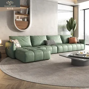 Conjunto de sofá de canto, novo sofá moderno com alta tecnologia para sala de estar, italiano e moderno, sofá de canto