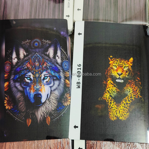 Pegatinas de vidrio decorativas 3D para teléfonos móviles, películas adhesivas traseras de plástico con estampado de fotos de mascotas para cortar y personalizar carcasas de móviles. - Product Image 3
