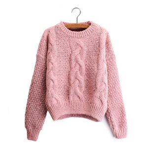 <strong>Women</strong> <strong>Sweaters</strong> Warm Pullovers and Jumpers Crew Neck Mohair Pullover Twist Pull Jumpers Autumn Knitted <strong>Sweaters</strong> <strong>Christmas</strong> - Product Image 5
