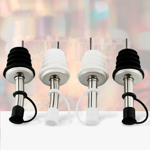 Vertedor de botellas de vino de acero inoxidable, accesorios de cerveza, oleo, ovalado, de plata, nuevo diseño - Product Image 6