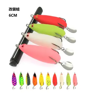 Jetshark 60mm 11g Frog Soft Fishing Lures Plastic Silicone Lures Artificial Fishing Bait