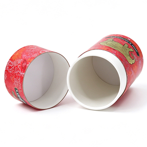 Recyclable Custom Luxury Food Grade Cylinder Cardboard <b>Tea</b> Packaging Cans Round Paper Tube <b>Canister</b> for Food Coffee Packaging - Product Image 3