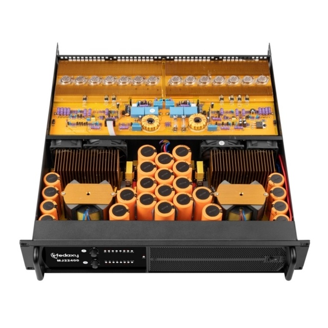 MJ Series Switching Power Amplifier 2ch/2U Class Td 1200w/1500w/1800w/2000w2200w/2400w/3000w Professional Audio Amplifier
