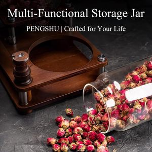 Eco-Friendly Glass <b>Storage</b> <b>Jars</b> with Lids Wholesale <b>Kitchen</b> Food Container Set <b>for</b> Spices and Food <b>Storage</b> - Product Image 2