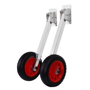 Winibo New Bearing Boat Launch Replacement/Repair <strong>Wheels</strong> 260mm Fits Any Transom <strong>Dinghy</strong> Jon Boat - Product Image 2