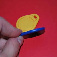 Clé de contrôle d'accès RFID programmable 13,56 MHz, porte-clés PVC, cartes de contrôle d'accès
