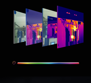 Cầm tay túi hồng ngoại nhiệt máy ảnh cầm tay nhiệt man hinh nhiệt đo nhiệt độ màn hình - Product Image 5