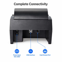 Imprimante thermique de reçus Xprinter XP-58IIH 58 mm USB 203 dpi 90 mm/s pour caisse enregistreuse de magasin de vêtements, boutique