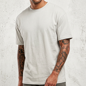Camiseta de Manga Corta de Algodón Superior, Moda Moderna, Tela Premium, Cómoda, Ligera, Transpirable, Ropa con Marca Personalizada - Product Image 1