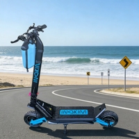 Patinete Eléctrico Plegable Inokim OX-H para Adultos, 1200W de Potencia, Velocidad de 60km/h, Resistente al Agua IPX5, Freno de Disco EABS, Batería de 60V13Ah, Autonomía de 50-60km