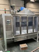 Machine automatique de recouvrement de noix de cajou au chocolat de 1500 mm, machine à recouvrement au chocolat à bande transporteuse, machine de fabrication de chocolat