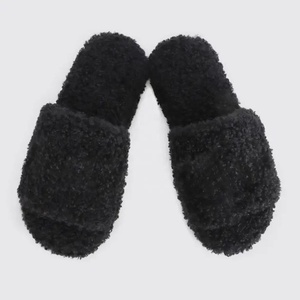 Sandalias de Diseño Belanciegaes Personalizadas de Alta Calidad <span class=keywords><strong>para</strong></span> Mujer, Pantuflas de Pelo Suaves y Cálidas con Punta Abierta - Product Image 3