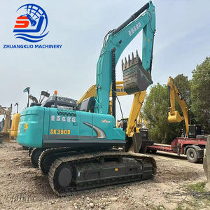 Excavadora de orugas Kobelco SK350D usada de gran potencia, bajas horas de trabajo, excavadora de orugas Kobelco SK350D usada - Product Image 1