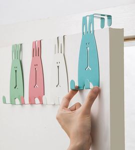 No Drill Cartoon Door <b>Hanger</b> Hook Over the Door Clothes <b>Hanger</b> for Bedroom, Hats, Bags - <b>Space</b> <b>Saving</b> Durable Back-Mounted Hook - Product Image 2